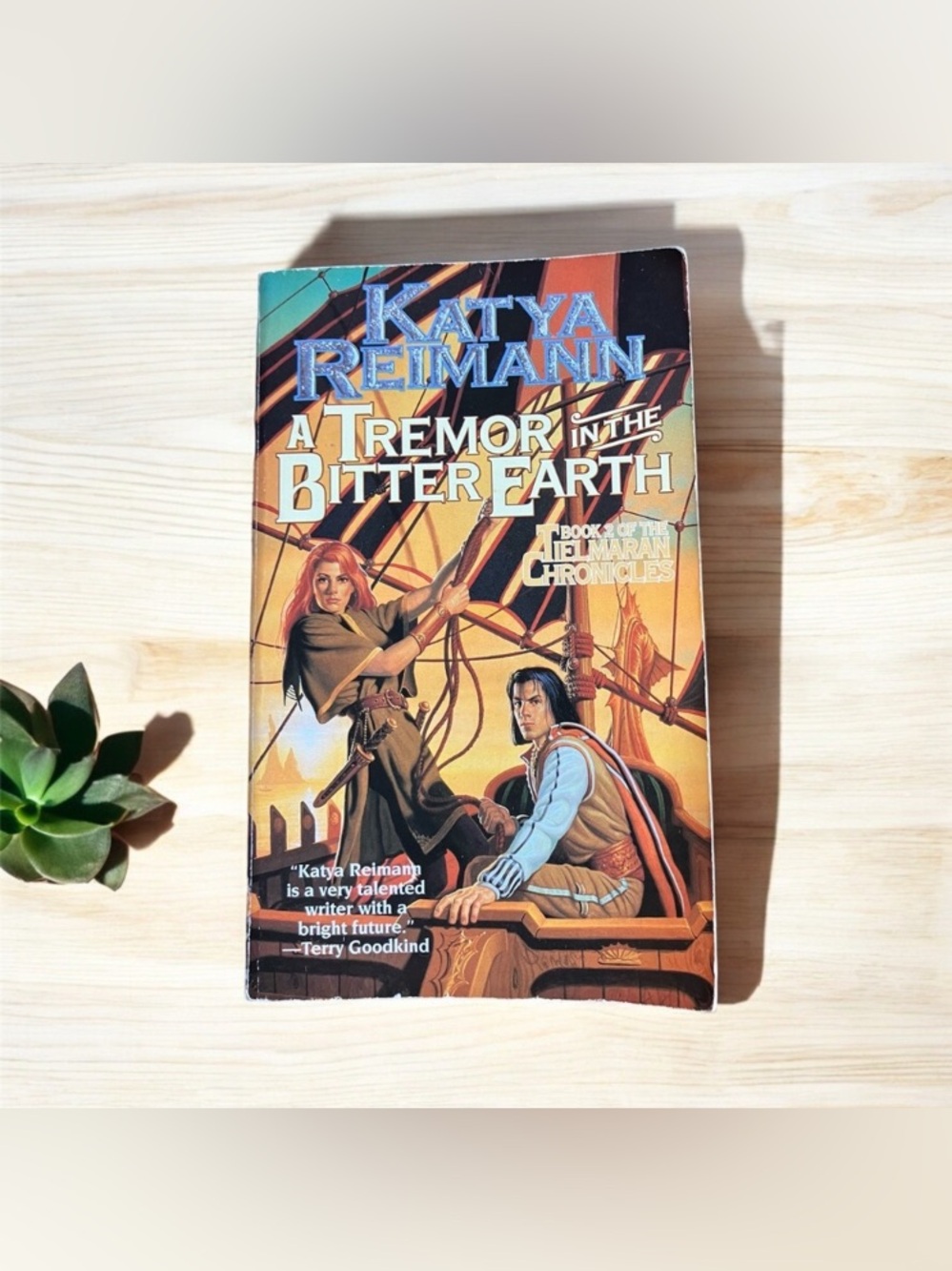 Tielmaran Chronicles A Tremor in the Bitter Earth Soft Cover Book TOR Fantasy
